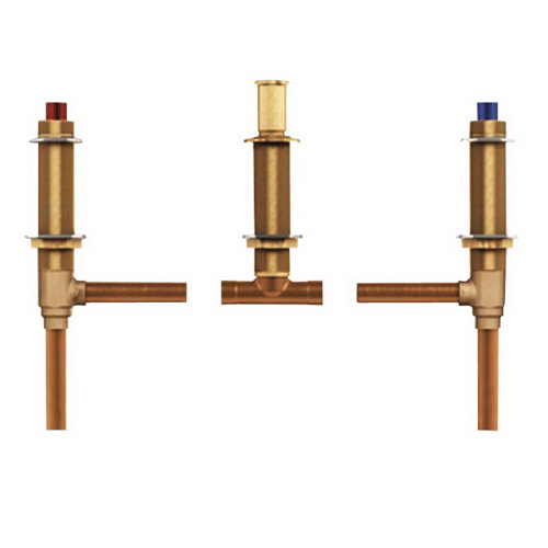 Moen&reg; Two Handle 3-Hole Adjustable Roman Tub Valve, 1/2 inch CC
