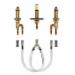 Moen 4793 2-Handle Adjustable Roman Tub Valve, 13 gpm At 45 PSI, 1/2 inch Inlet x 1/2 inch Outlet, CPVC, Pex