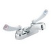 Moen&reg; Brass Heavy–Duty Hot/Cold Two-Handle Centerset Lavatory Faucet, 1/2inch IPS, 2.2 gpm, Chrome