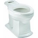 Mansfield 115 Barrett™ Smart Height 12 inch Rough-In ADA Vitreous China Elongated Front Toilet Bowl, White