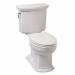 Mansfield 3106 Barrett HET Vitreous China Two-Piece Floor-Mount Tank And Cover Only For 4115 Bowl, 1.28 gpf, Biscuit; 1 Each