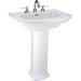 Barrett&trade; MA329WH Pedestal, White
