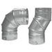 Metal Fab® 90 Deg Adjustable Double Wall Elbow, 6 inch x 11 inch