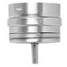 Metal Fab CorrGuard&reg; 3CGSWTC Single Wall Round Tee Cap with Drain, 3 inch; 4/Carton