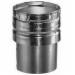 Metal Fab Round Draft Hood Connector, 4 inch, 4-7/8 inch H