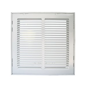 Metal Fab® MFRFG Steel Return Air Filter Grille, 14 inch x 25 inch, White