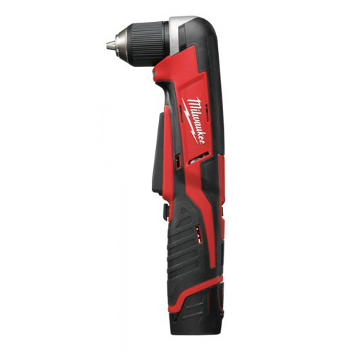 Milwaukee&reg; 2415-21 M12&trade; REDLITHIUM&trade; Cordless Right Angle Drill Driver Kit, 3/8 in Keyless/Single Sleeve Chuck, 12 VDC, 100 in-lb, 0 to 800 rpm No-Load, 11-3/4 in OAL, Lithium-Ion Battery
