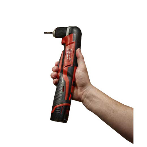 Milwaukee&reg; 2415-21 M12&trade; REDLITHIUM&trade; Cordless Right Angle Drill Driver Kit, 3/8 in Keyless/Single Sleeve Chuck, 12 VDC, 100 in-lb, 0 to 800 rpm No-Load, 11-3/4 in OAL, Lithium-Ion Battery