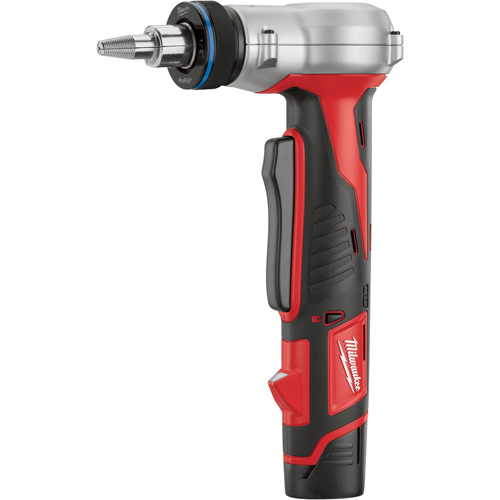 Milwaukee&reg; ProPEX&reg; 2432-22 M12&trade; Compact Cordless Expansion Tool Kit, 3/8 to 1 in Tubing, 12 VDC, Lithium-Ion Battery