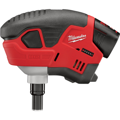 Milwaukee&reg; 2458-21 M12&trade; Cordless Palm Nailer Kit, 6D to 16D Fastener, For Fastener Type: Framing, 7-1/2 in OAL, Battery Power
