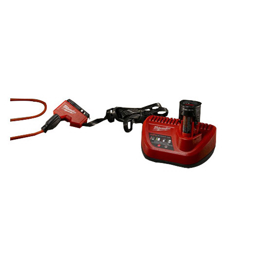 Milwaukee&reg; 2510-20 M12&trade; AC/DC AC Wall and DC Vehicle Charger, For Use With M12&trade; REDLITHIUM&trade; and M12&trade; Lithium-Ion Battery, Lithium-Ion Battery, 40 min Charging Time, 1 Battery