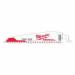 Milwaukee&reg; 48-00-5021 Ax Sawzall&reg; Demolition Tapered Back Reciprocating Saw Blade, 6 in L x 1 in W, 5, Bi-Metal Body, Universal Tang