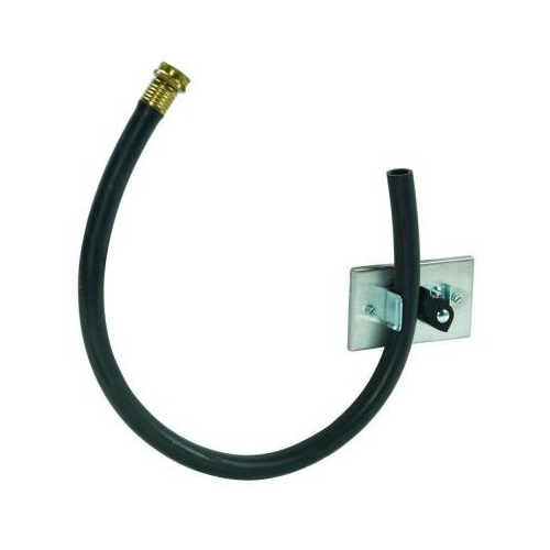 Mustee&reg; Stainless Steel Spring Loaded Hose and Bracket Combination