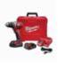 Milwaukee&reg; 2606-22CT M18&trade; Cordless Drill/Driver Kit, 1/2 in Chuck, 18 VDC, 0 to 400/0 to 1800 rpm No-Load, 7-1/4 in OAL, Lithium-Ion Battery