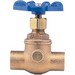 Nibco 726-CL Classic Bronze Straight Stop And Waste Valve, 3/4 inch x 3/4 inch, Cup x Cup