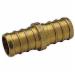 Nabco Brass PEX Coupling, 1 inch x 1 inch, PEX Barb x PEX Barb