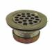 Stainless Steel Flat Top Duplex Bar Sink Strainer, 2-1/2 inch O.D.