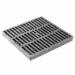 NDS 1211 Square Polyolefin Grate, 12 inch L x 12 inch W, Black