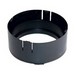 NDS&trade; Universal Locking Outlet For 6 inch Drainage Pipe, 2-15/16, Black