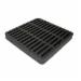 NDS 980 Square Polyolefin Grate, 9 inch L x 9 inch W, Black