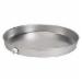 Harvey 34084 Aluminum Water Heater Pan With 1-1/2 inch PVC Fitting, 26 inch I.D. x 27 inch O.D.; 6/Pack