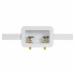 Harvey 38121 PVC WMOB Plain Washing Machine Outlet Box, 1/4-Turn Valve; 12/Pack