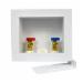 Harvey 38530 High Impact Polystyrene Washing Machine Outlet Box, 1/4-Turn Brass Ball Valve, Sweat, 12/Carton