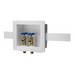 Harvey 38670 High Impact Polystyrene 1/4-Turn Brass Ball Double Outlet Box For Washing Machine, CPVC; 12/Case