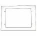 Harvey 38942 Plastic Ice Maker Outlet Box Square Faceplate, White; 24/Pack