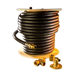 OmegaFlex® Counterstrike® 300 Polymer Jacket Corrugated Stainless Steel Flexible Gas Pipe, 1-1/4 inch, 150 ft.