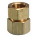 TracPipe&reg; AutoFlare&reg; Brass Straight Fitting, 1/2 inch FPT Threaded