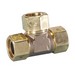 TracPipe&reg; AutoFlare&reg; Brass Tee Fitting, 3/4 inch x 3/4 inch x 3/4 inch