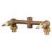 Pfister&trade; 07-31XA 2-Handle Shower Only Cast Brass Rough In Valve, 1/2 inch x 1/2 inch, Union Inlet x IP Outlet