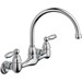 Peerless P299305LF Choice Swivel/Long Spout Two Handle Wall Mounted Kitchen Faucet, 1.8 gpm, Chrome