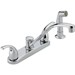 Peerless P299508LF Choice Swivel/Long Spout Two Handle Kitchen Faucet, 1.8 gpm, Chrome