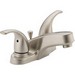 Peerless P299628LF-BN-M Choice Metal Pop-Up Two Handle Lavatory Faucet, 1.5 gpm at 60 psi, Brushed Nickel