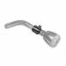 Pasco 1168 Chrome-Plated Brass Shut-Off Shower Arm, 1/2 inch MPT x 1/2 inch FPT