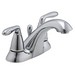 Pfister™ Serrano™ GT48-SR0 Professional Grade 2 Lever Handle 4 inch Deck-Mount Lavatory Faucet With Metal Pop-Up, 1.5 gpm, Polished Chrome