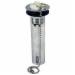 Dearborn Brass 2764A-1 Brass Tubular 1-Piece Patent Overflow And Center Outlet Plug, 1-1/4 inch x 8 inch L, Chrome; 10/Carton
