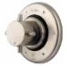 Pfister R79-600K 1 Cross Handle 3 Port Professional Grade Universal Thermostatic Diverter Valve Trim, Brushed Nickel