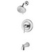 Pfister™ Universal R90-TN2 Residential Grade 1 Lever Handle Tub and Shower Trim, 2.5 gpm, Chrome