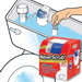 NeverScrub Automatic Toilet Cleaning System