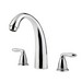Pfister™ Serrano™ RT6-5SR Professional Grade 2 Lever Handle 3 Hole Deck Mount Roman Tub Trim, 15 - 18 gpm, Chrome