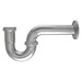 Watts 17 ga Brass P-Trap with Cleanout, 1-1/2 inch, Satin