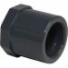 Charlotte SCH 80 ASTM D-2467 PVC Flush Reducer Bushing, 1-1/4 inch x 1 inch x 1-19/32 inch, Spigot x Socket