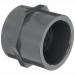 Charlotte SCH 80 ASTM D-2467 PVC Adapter, 4 inch x 4 inch, Socket x FIP
