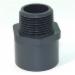 Charlotte SCH 80 ASTM D-2467 PVC Adapter, 3 inch x 3 inch, Socket x MIP