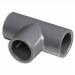 SCH 80 PVC Tee, 3/4 inch x 3/4 inch x 3/4 inch, Socket x Socket x Socket