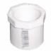 SCH 40 ASTM D-2466 PVC Flush Reducer Bushing, 1 inch x 3/4 inch x 1-3/8 inch, Spigot x Socket