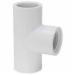 SCH 40 PVC Tee, 3/4 inch x 3/4 inch x 3/4 inch, Socket x Socket x FIP